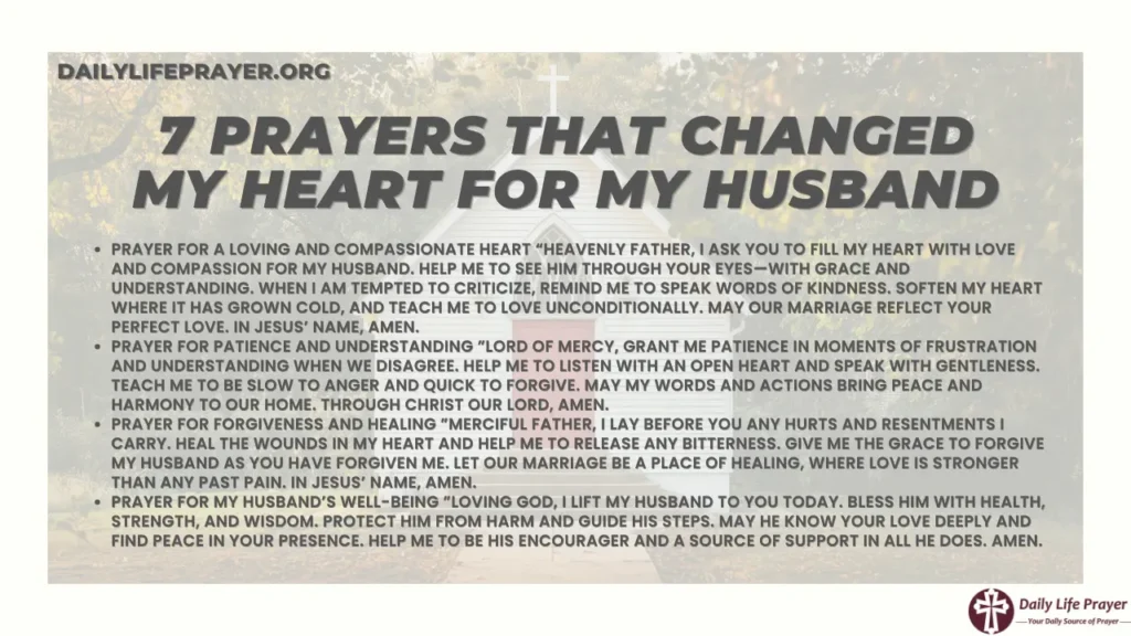 7 Prayers That Changed My Heart for My Husband
