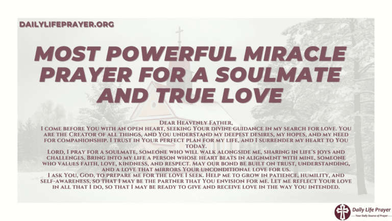 7 Powerful Prayer for a Soulmate and True Love