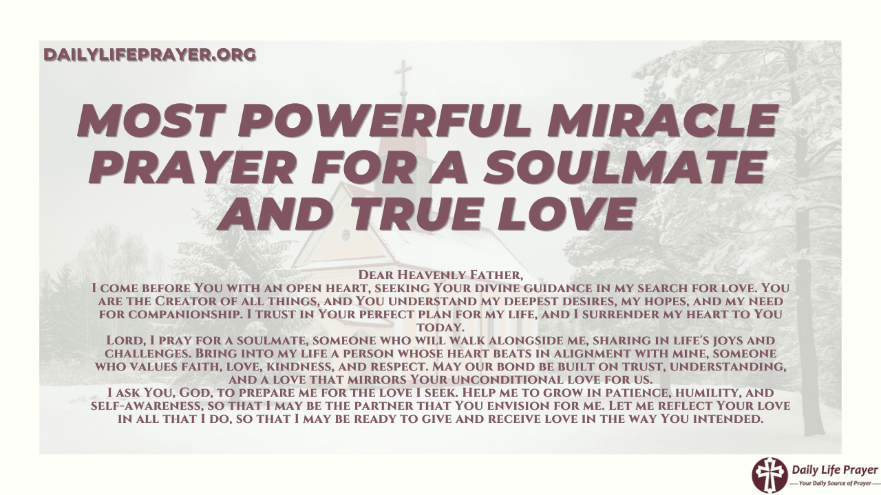 7 Powerful Prayer for a Soulmate and True Love