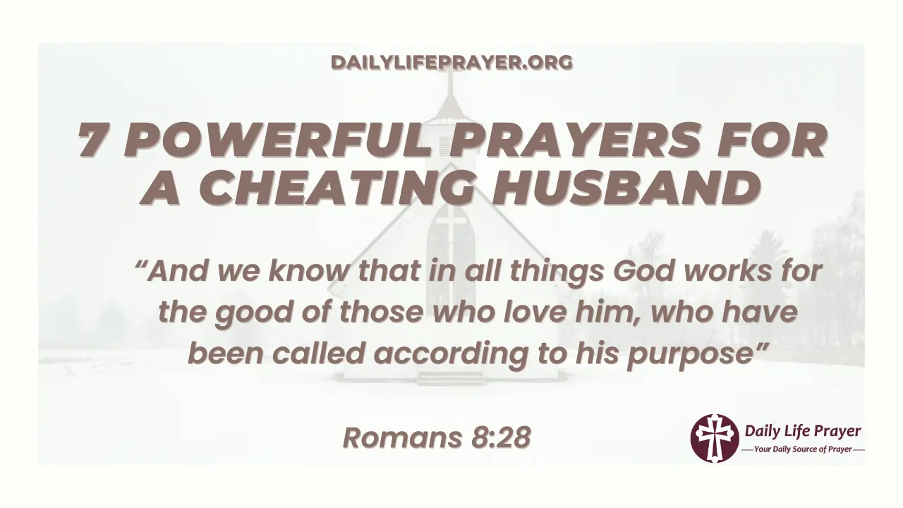 Prayers for a Cheating Husband