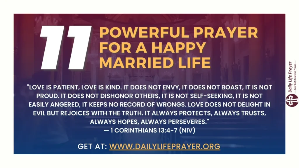 11 Powerful Prayer for a Happy Married Life