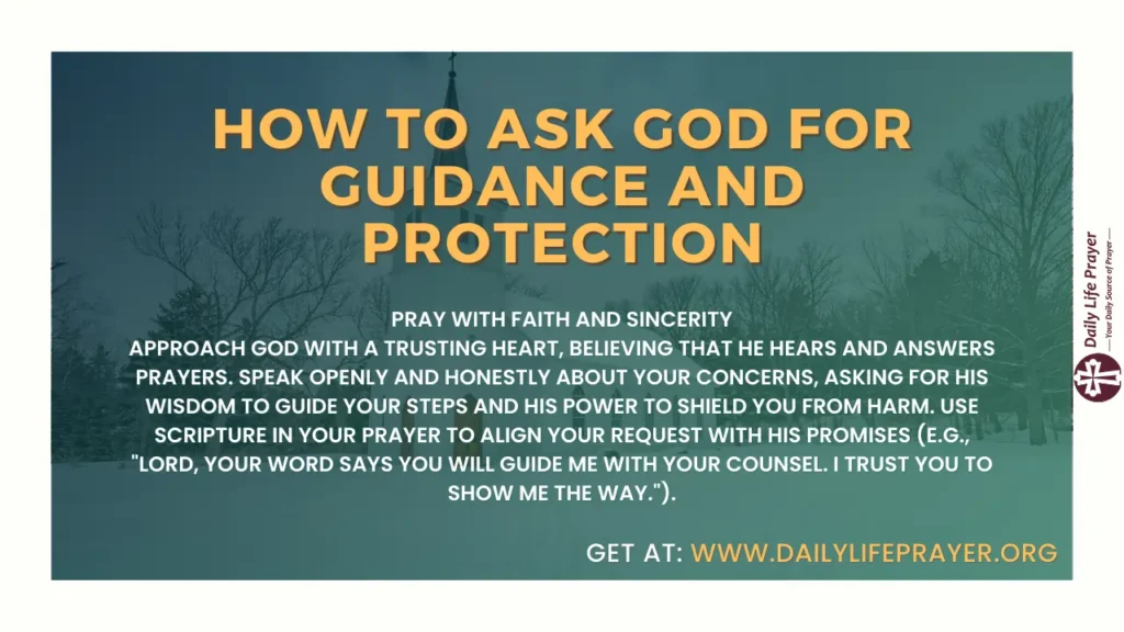 How to Ask God For Guidance and Protection