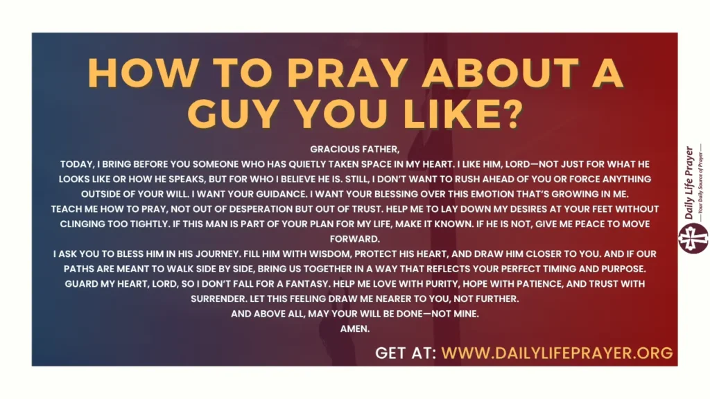 How to Pray About a Guy You Like