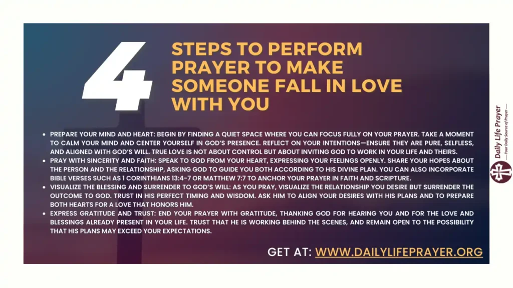 Steps to Perform Prayer to Make Someone Fall in Love With You