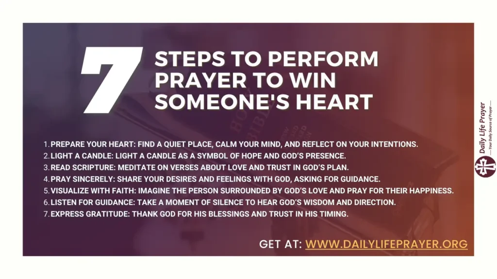 Steps to Perform Prayer to Win Someone's Heart