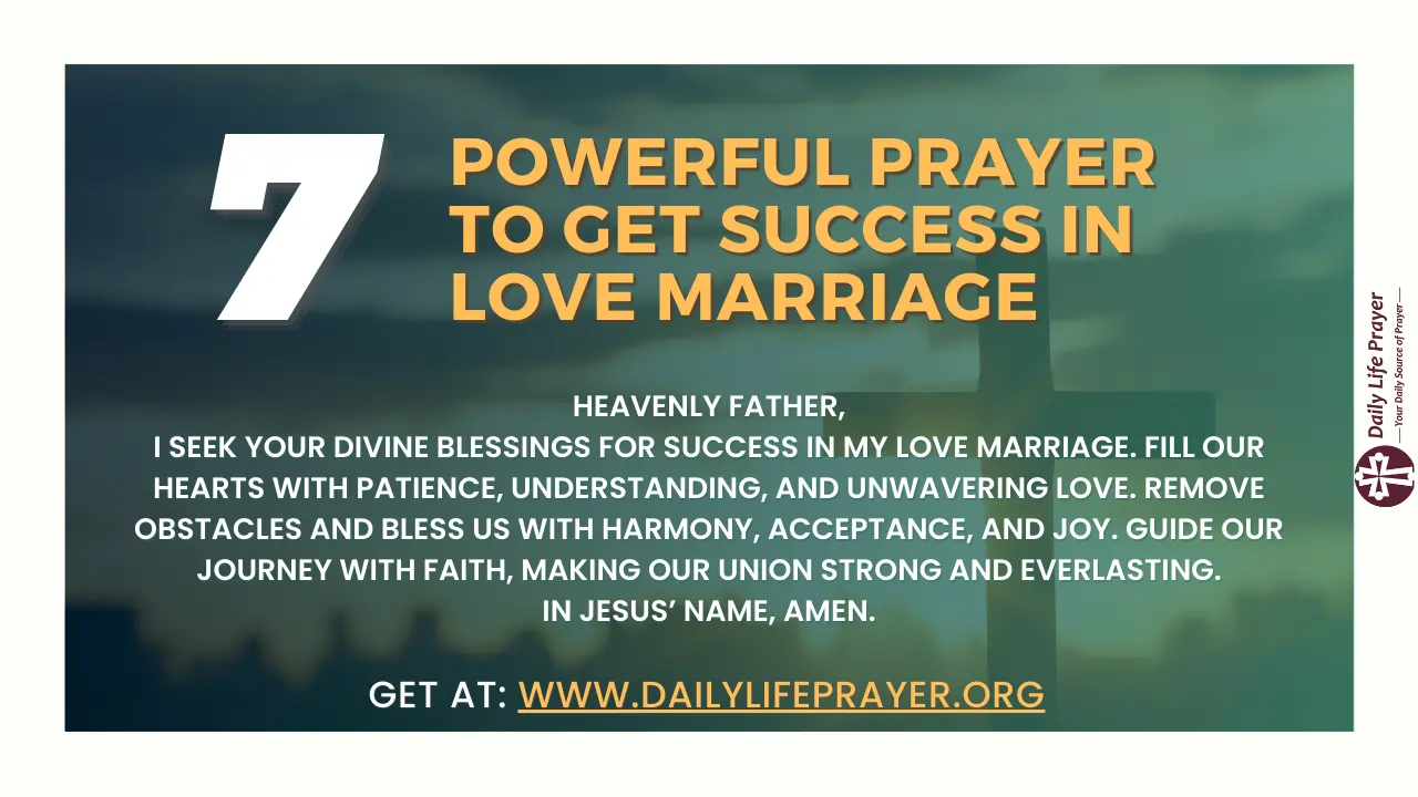 7 Powerful Prayer to Get Success in Love Marriage