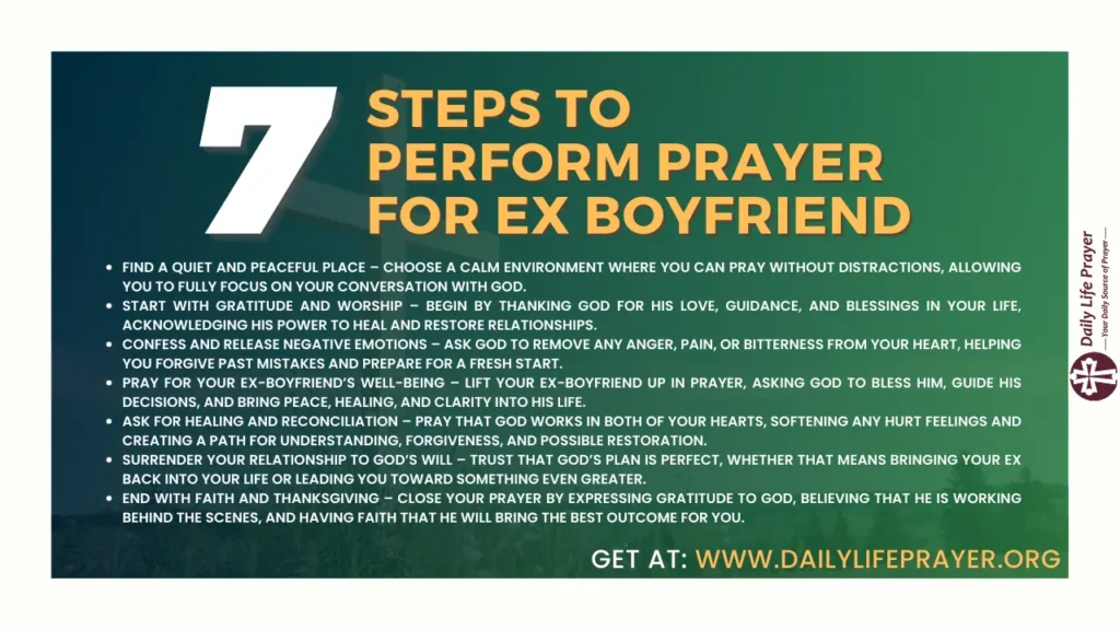 Steps to Perform Prayer for Ex Boyfriend